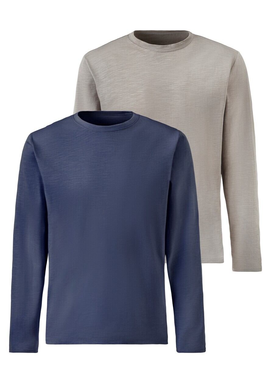 

Лонгслив JOHN DEVIN Shirt, цвет marine blue/grey