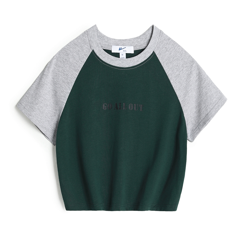 

Футболка женская WARRIOR, Heather Gray & Green