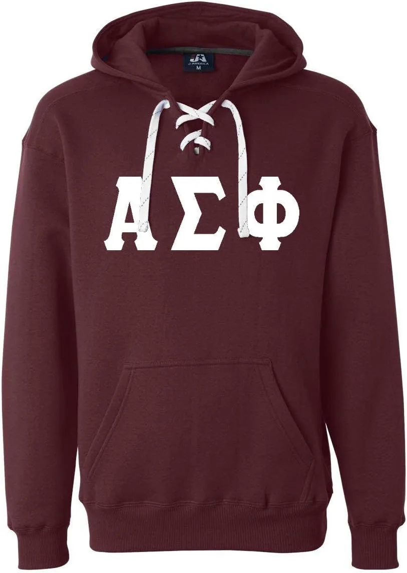 

Толстовка с капюшоном и шнурком Mega Greek Alpha Sigma Phi