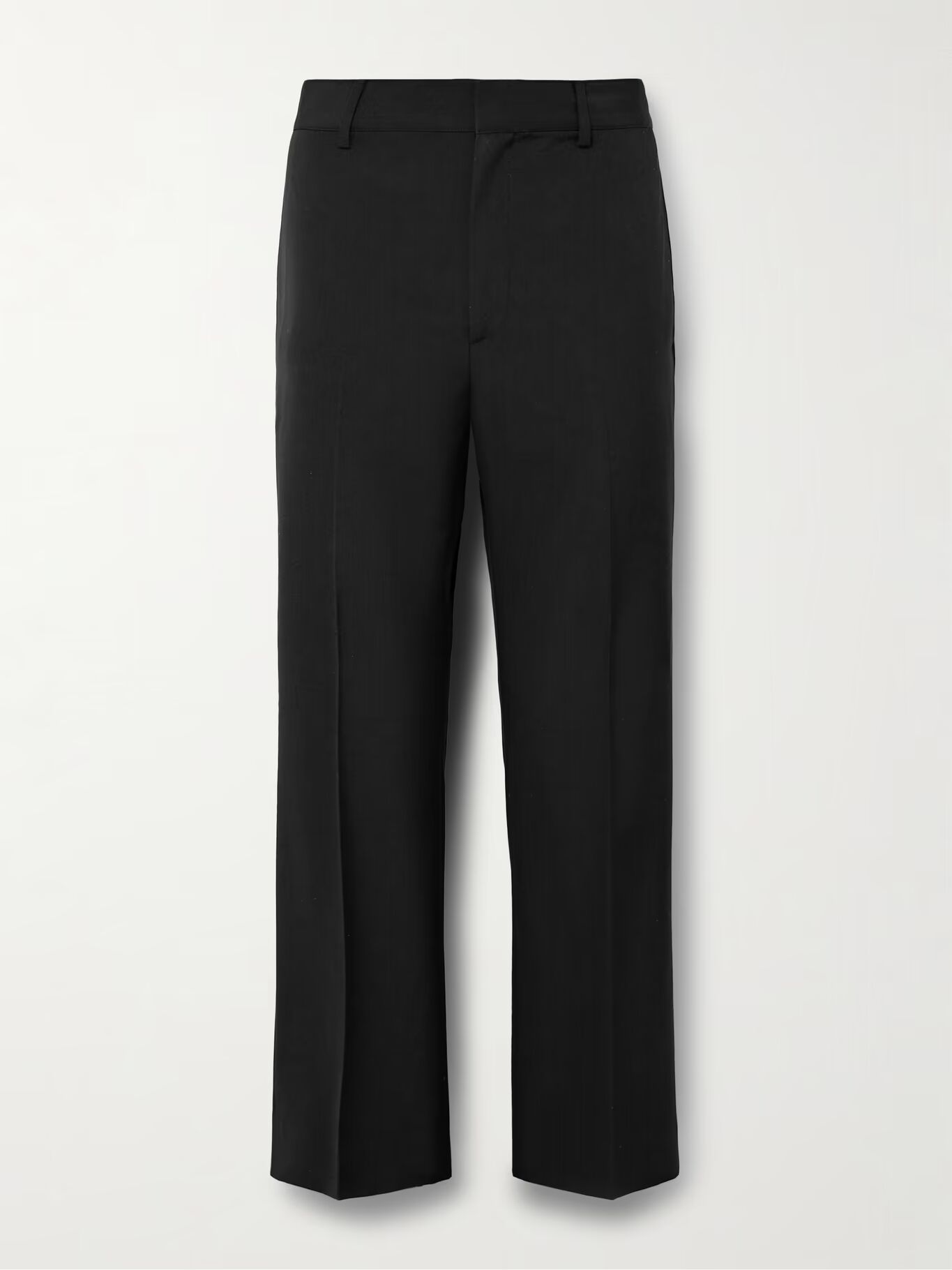 

Брюки Pilos Slim-Fit Straight-Leg Crepe ACNE STUDIOS, черный