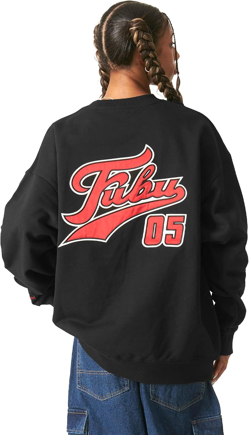 

Толстовка FUBU, на флисовой подкладке, с длинным рукавом, с логотипом бренда, свободного кроя, в американском стиле, выберите свой дизайн, fubu-24fw-tops, унисекс, для взрослых, черный