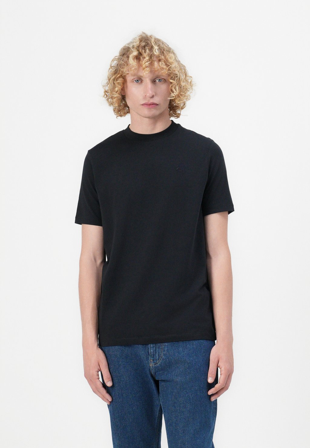 

Базовая футболка CREW NECK KARL LAGERFELD, темно-синий