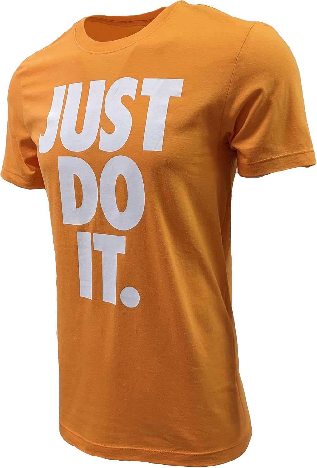 Мужская футболка Nike Just Do It с большим логотипом, Kumquat/White — фото 3