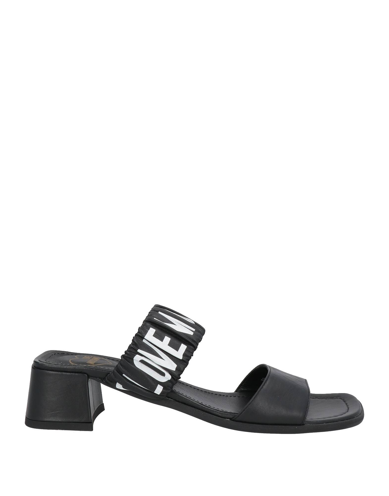 Сандалии Moschino, черный