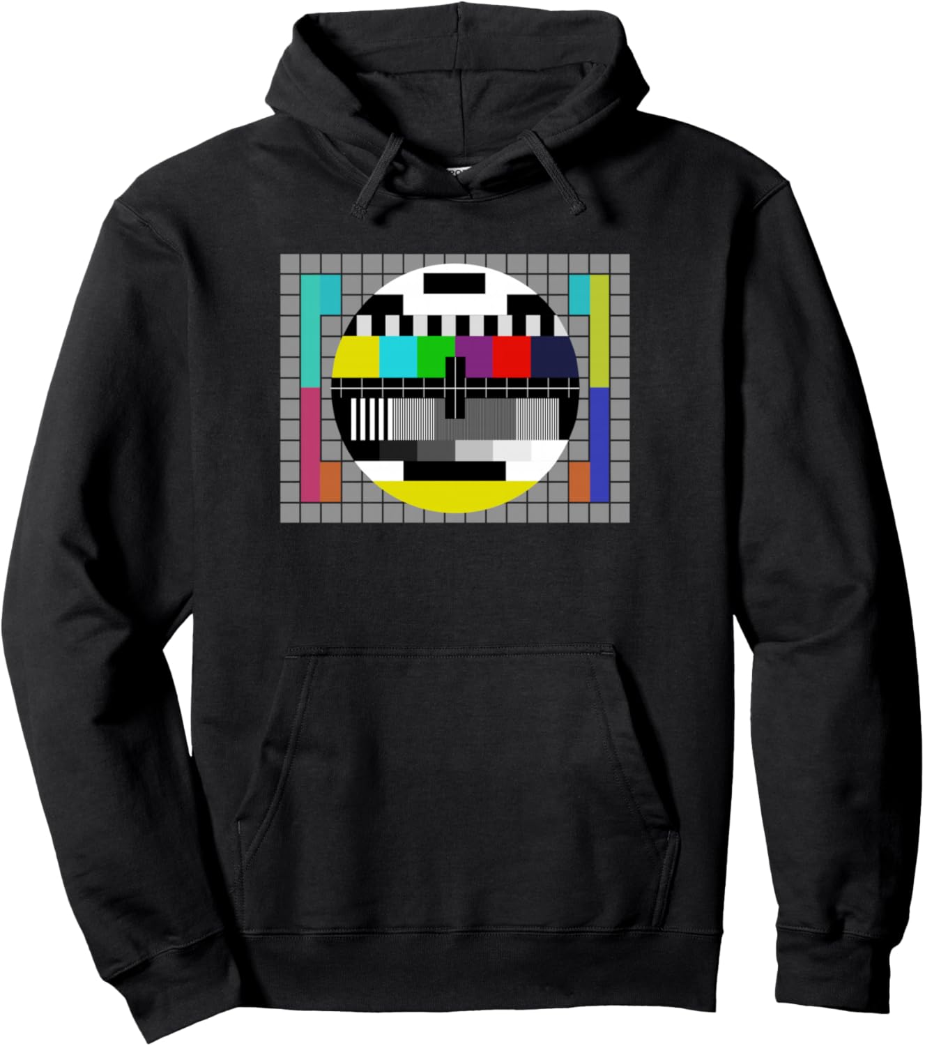 

Ретро-худи с надписью «Тестовый сигнал ТВ» Nostalgic Tv Gifts, черный