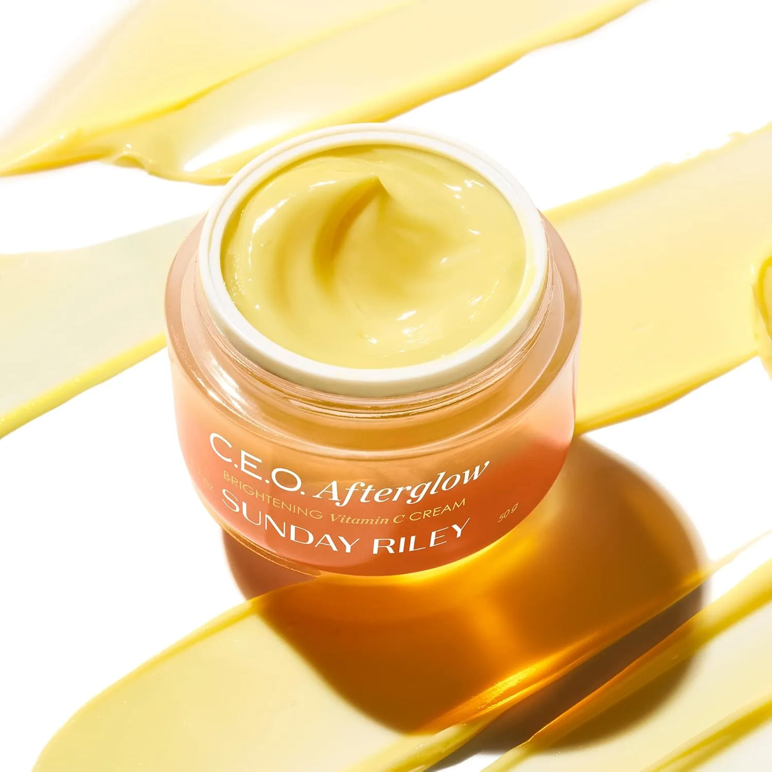 Сыворотка Sunday Riley — Увлажняющий CEO Afterglow Brightening Vitamin C Cream ( .), 14.8 мл — фото 2