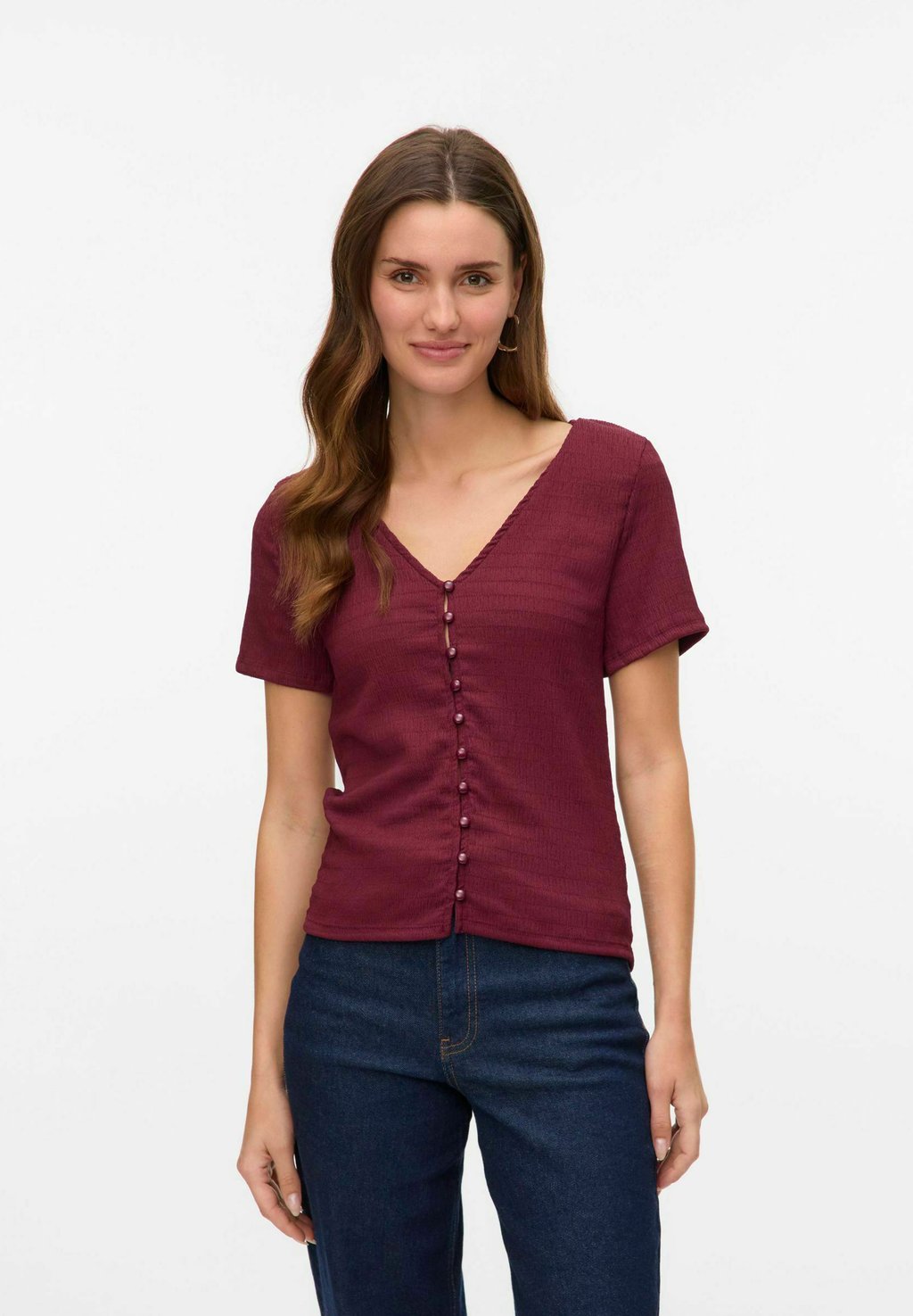 

Блуза VMMIKKA Vero Moda, темно-красный