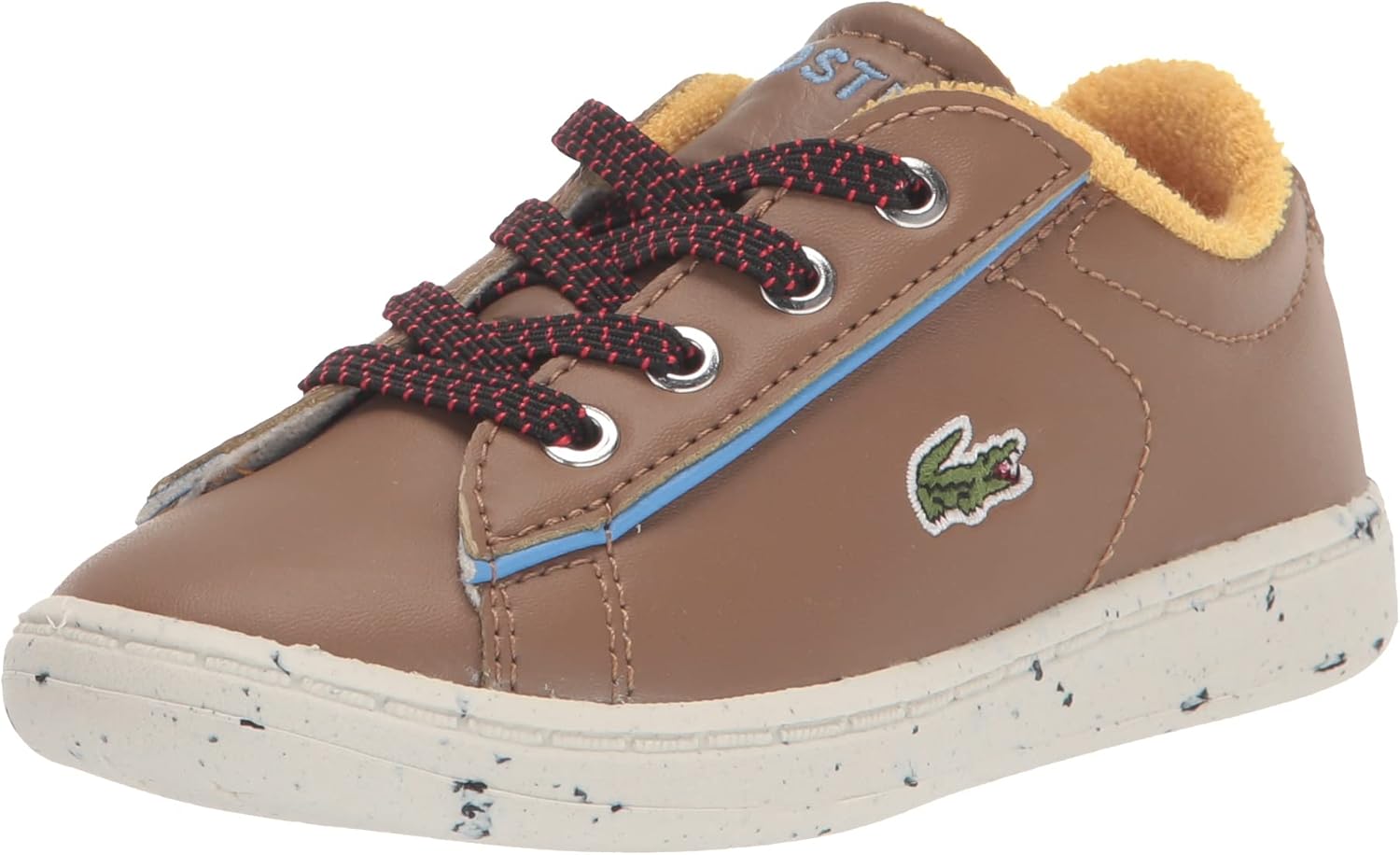 Кроссовки Lacoste Carnaby для мальчиков, голубой/коричневый/светло-голубой