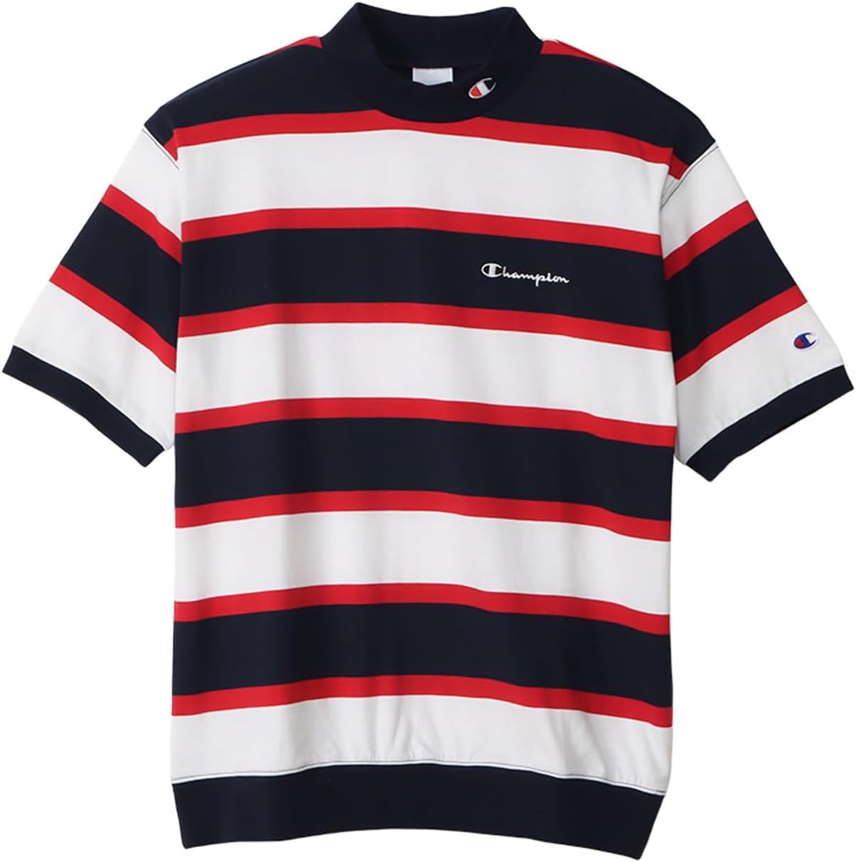 

Мужская футболка для гольфа Champion, короткий рукав, антибактериальная, влагоотводящая, быстросохнущая, с защитой от УФ-излучения, логотипом One Point, воротником-стойкой, C3-ZG301, темно-синий