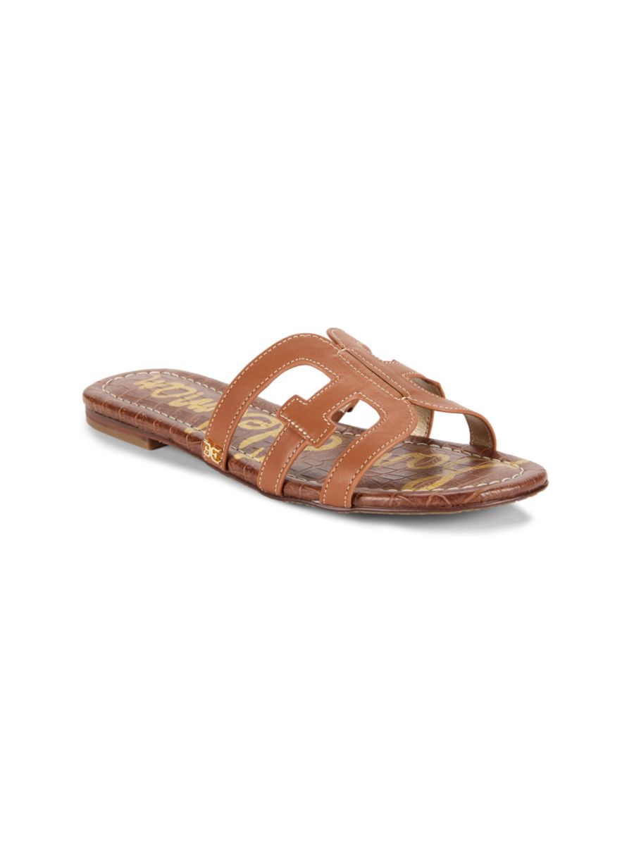 

Сандалии из кожи с логотипом Bella Bay для девочек Sam Edelman, цвет Cognac