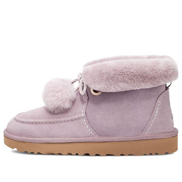 Ботинки зимние UGG Kyrina с бантом, розовый