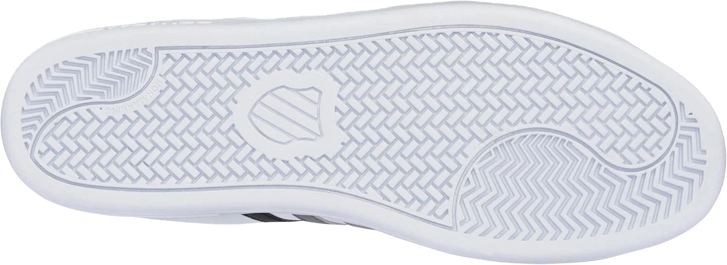 Кроссовки K-Swiss Women's Court Winston Trainers, White Black Gradient White — фото 4