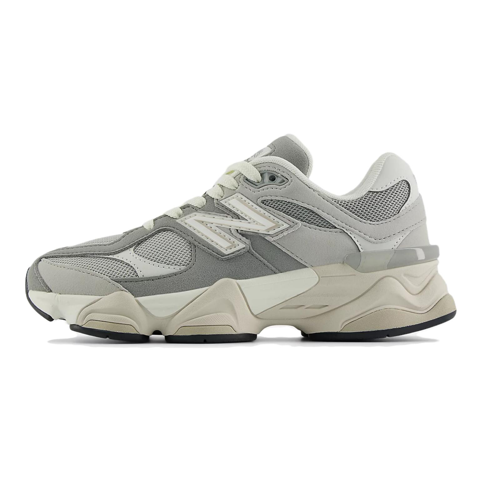 

New Balance Детские кроссовки NB 9060 Low Top Lifestyle, серо-белые