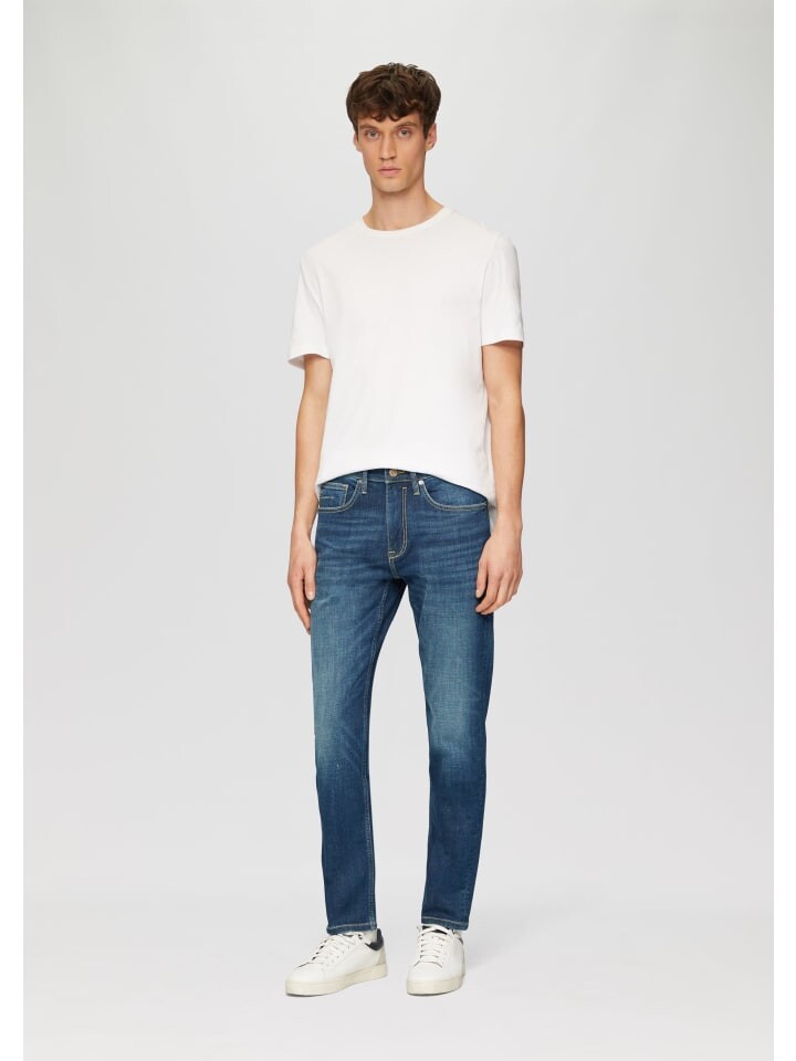 

Тканевые брюки s.Oliver Jeans-Hose lang, синий