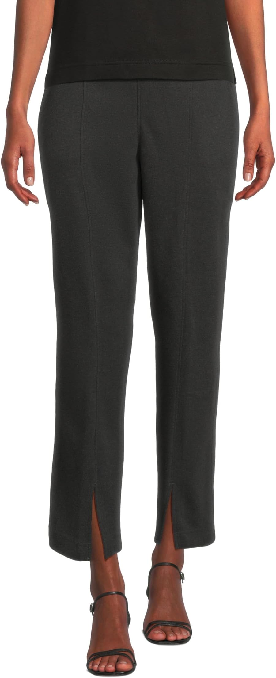 

Женские зауженные брюки в стиле самолет PACT, Charcoal Heather