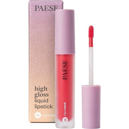 

Жидкая губная помада Nanorevit High Gloss 53 Spicy Red 4,5 мл, Paese