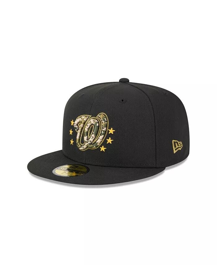 

Мужская черная бейсболка Washington Nationals 2024 On-Field Day 59FIFTY Fitted New Era