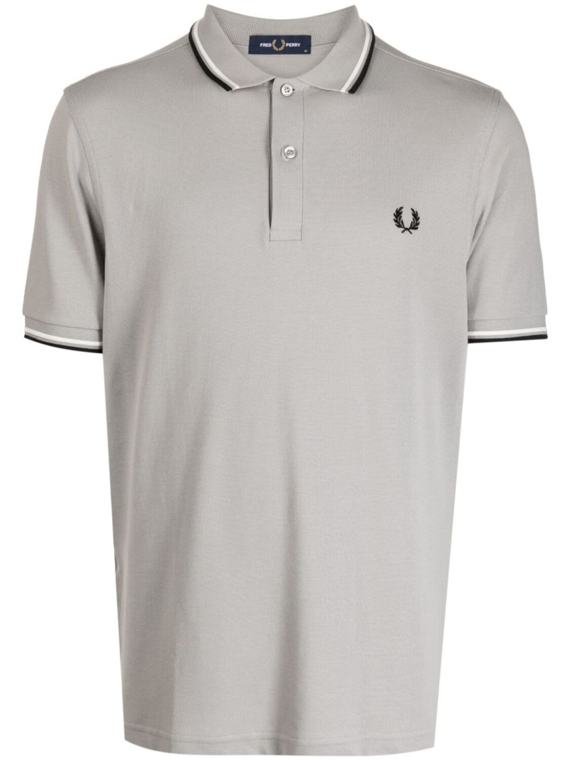 

Fred Perry рубашка поло с контрастной отделкой, серый