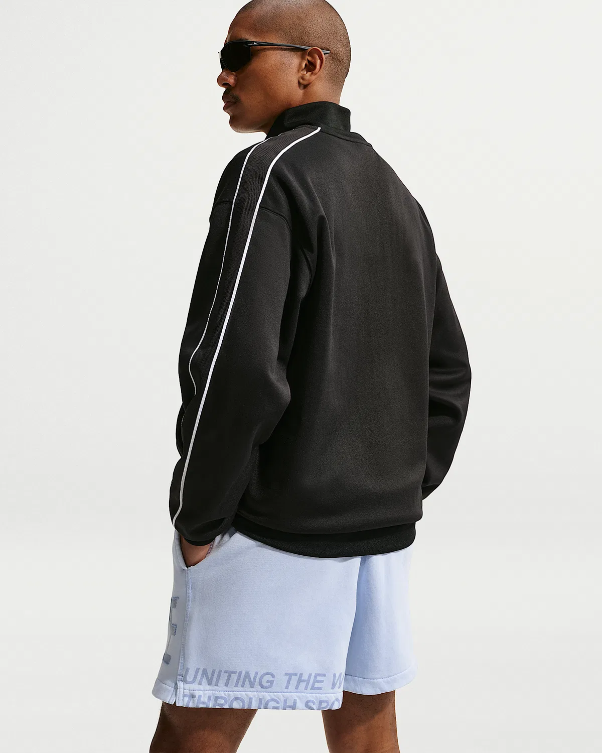 Мужские флисовые шорты Nike Sportswear Club, Hydrogen Blue — фото 4