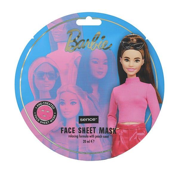 

Маска для лица с розовым узором SENCE Barbie