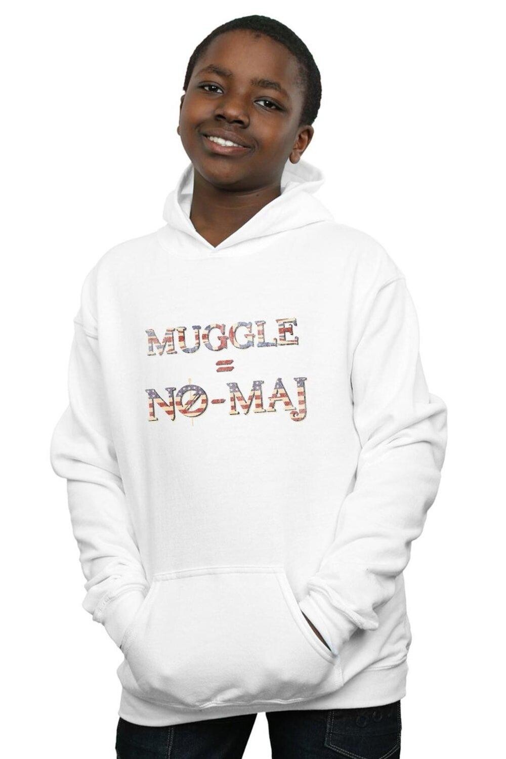 

Толстовка No Muggle No Maj FANTASTIC BEASTS, белый