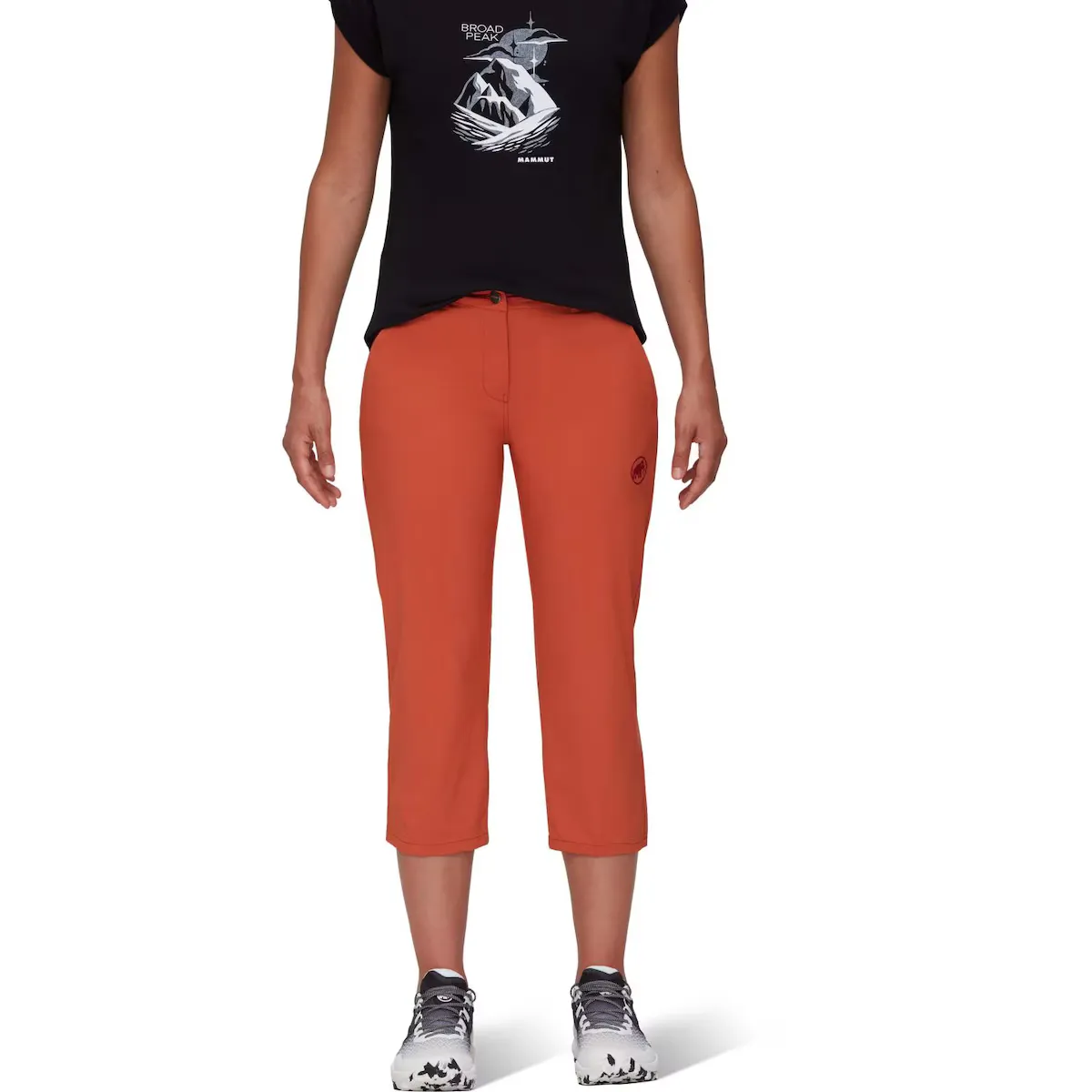 

Женские горные брюки CAPRI RUNBOLD Mammut, ярко-оранжевый