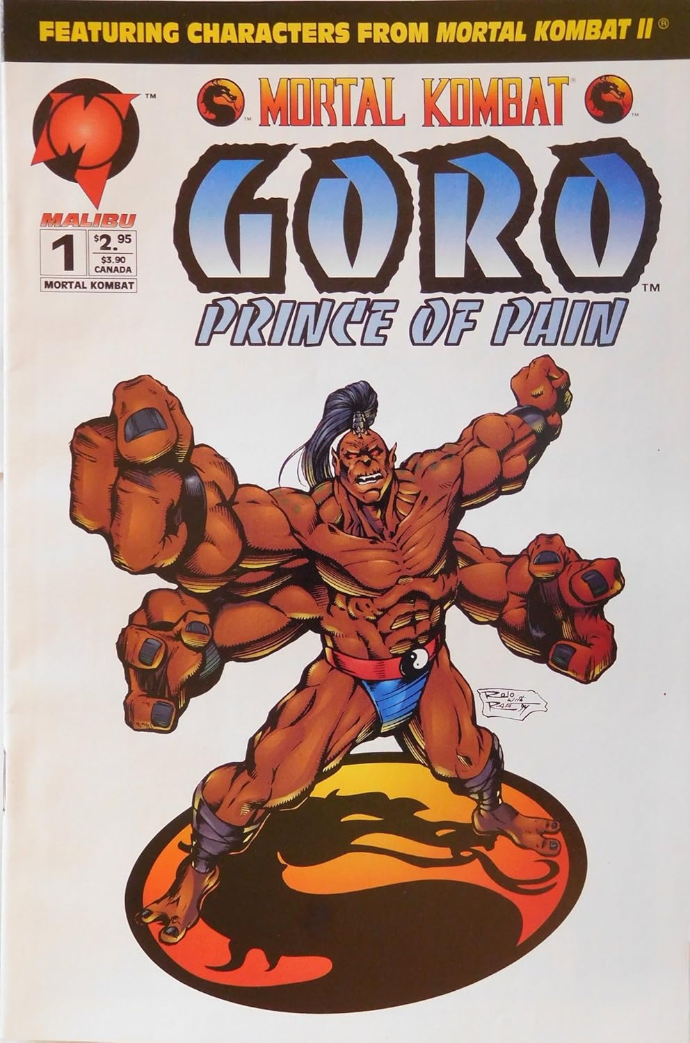 

Mortal Kombat: GORO, Prince of Pain #1 (September 1994) (Malibu Comics)