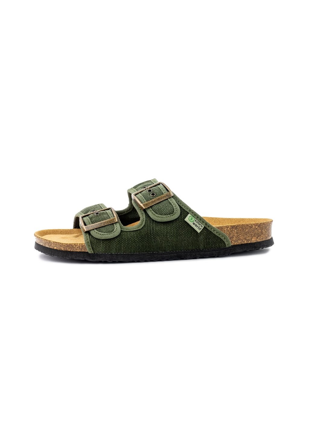 

Мюли на плоской подошве ENZIMATICO Natural World, цвет green