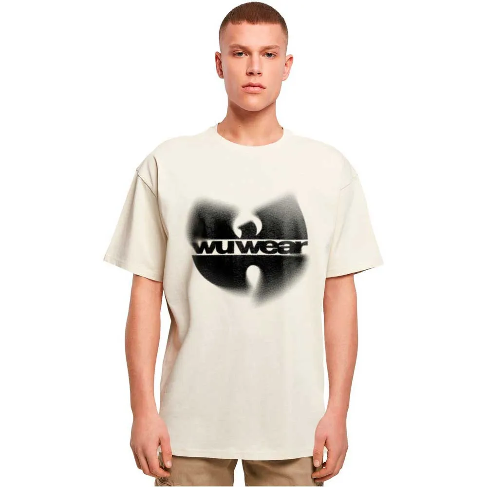 

Футболка с коротким рукавом Wu-wear Faded Logo Oversize, бежевый