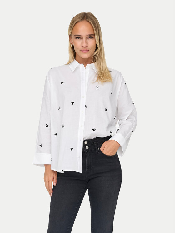 

Рубашка box fit 15283743 Only, белый