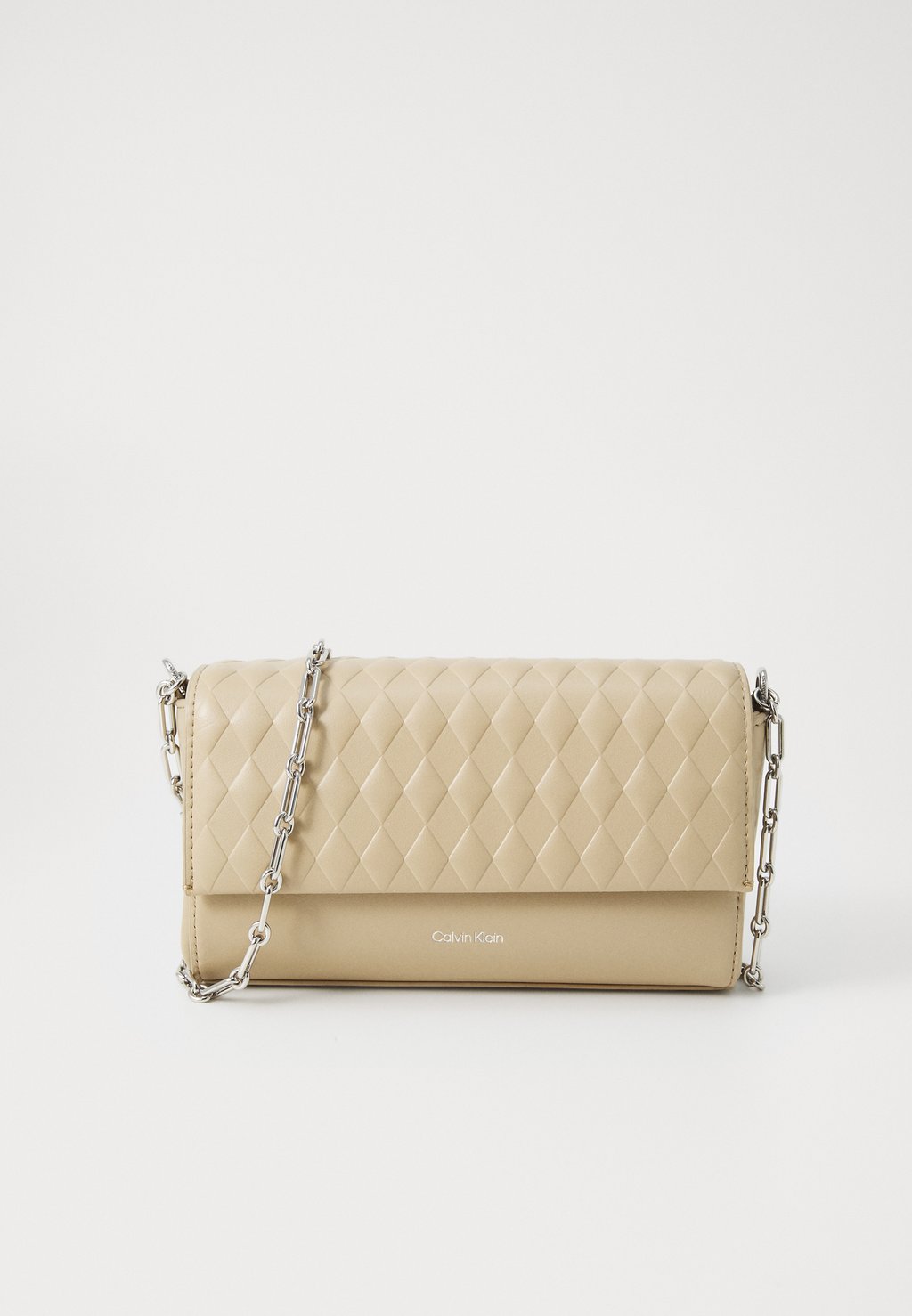 

Сумка через плечо MINI QUILT CHAIN MINI - Across body bag Calvin Klein, песочный