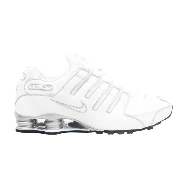 

Кроссовки Nike Shox NZ SL 'White Metallic Silver', белый