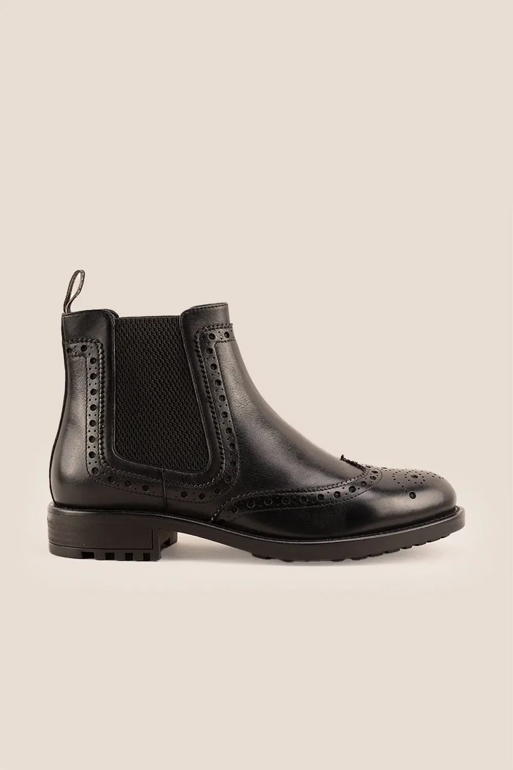 Челси ботинки brogue Oswin Hyde, черный