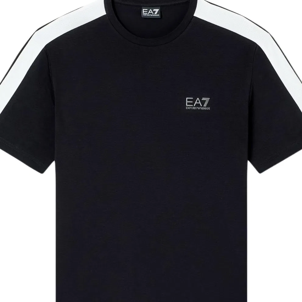 Футболка мужская EMPORIO ARMANI EA7 черная — фото 3