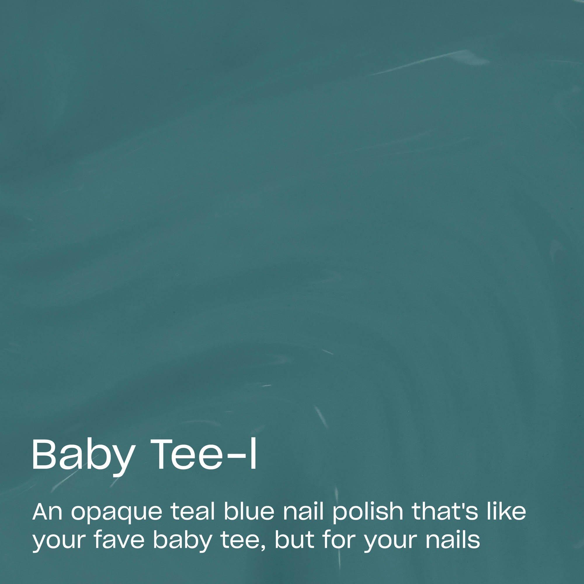 

Осенняя коллекция лаков для ногтей OPI, Baby Tee-l (teal blue)