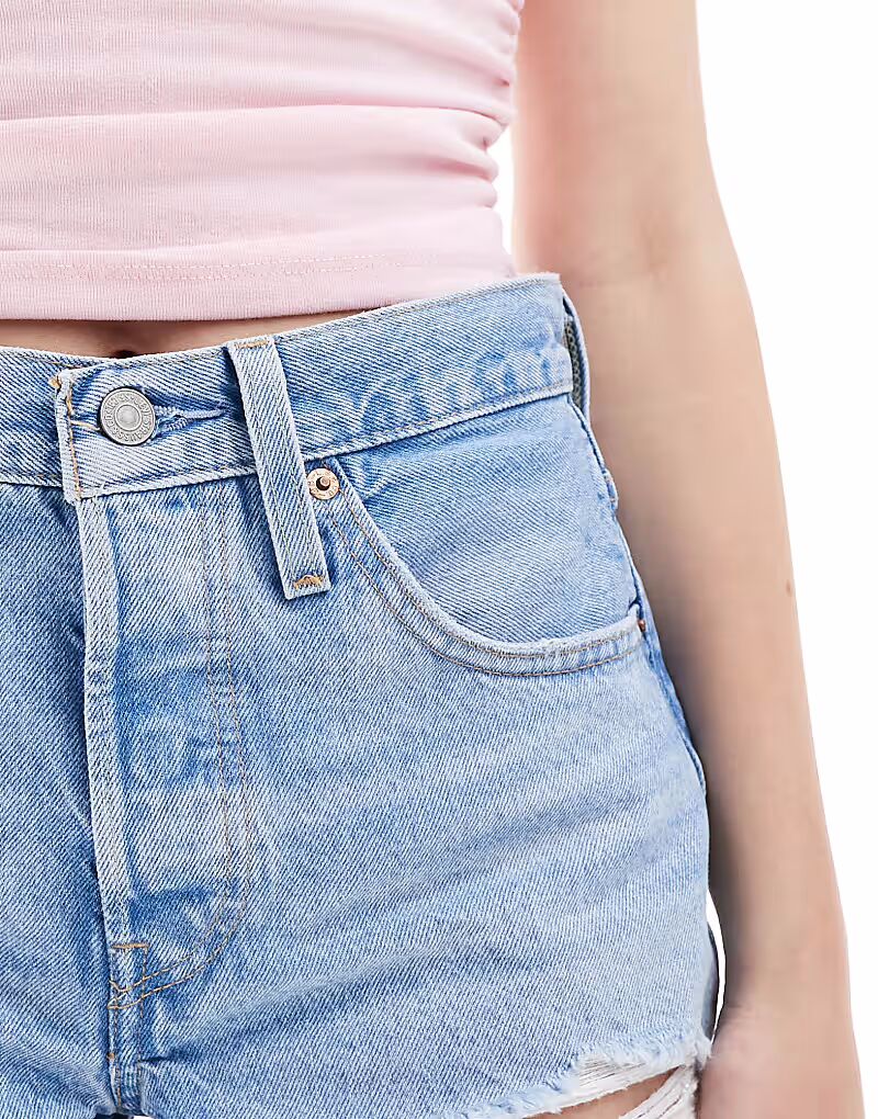 Оригинальные шорты 501 светло-коричневого цвета Levi'S — фото 4