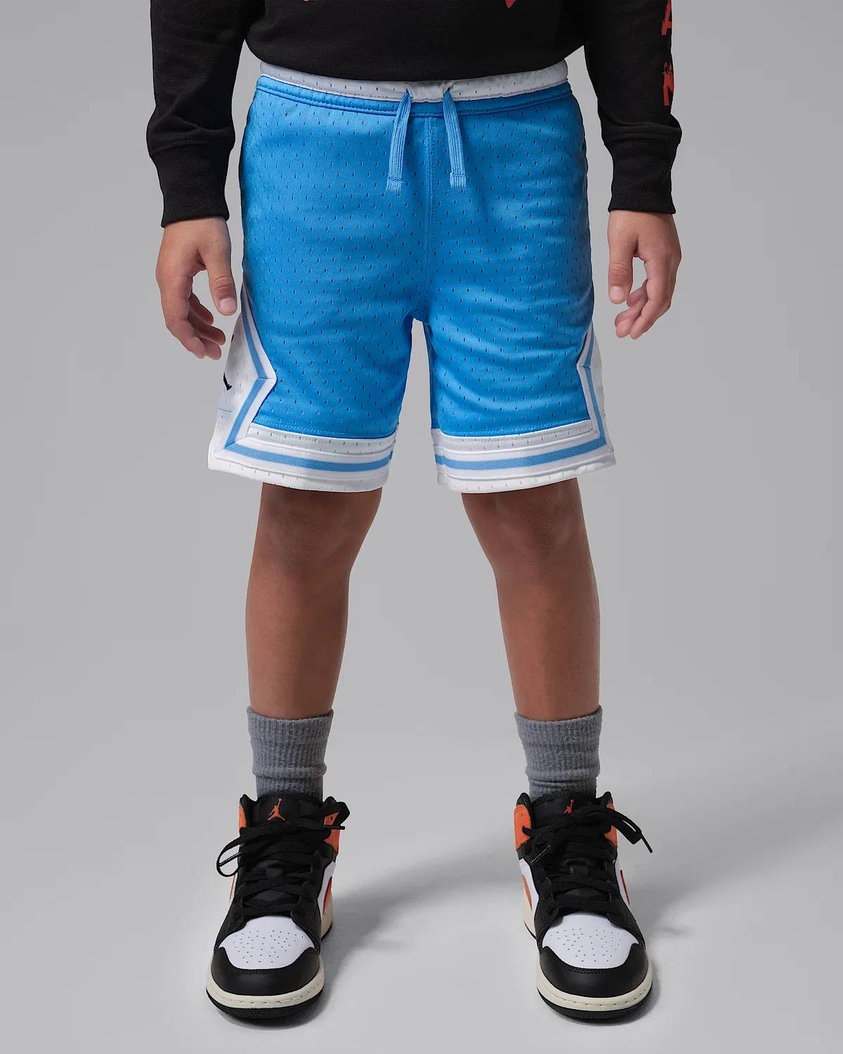 Детские шорты Jordan Little Kids' Dri-FIT Sport Diamond, University Blue