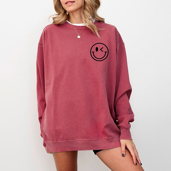 

SWSmiley you're doing great smiley принт спереди и сзади - женский винтажный графический свитшот Simply Sage Market, Crimson, Зеленый, SWSmiley you're doing great smiley принт спереди и сзади - женский винтажный графический свитшот Simply Sage Market, Cri