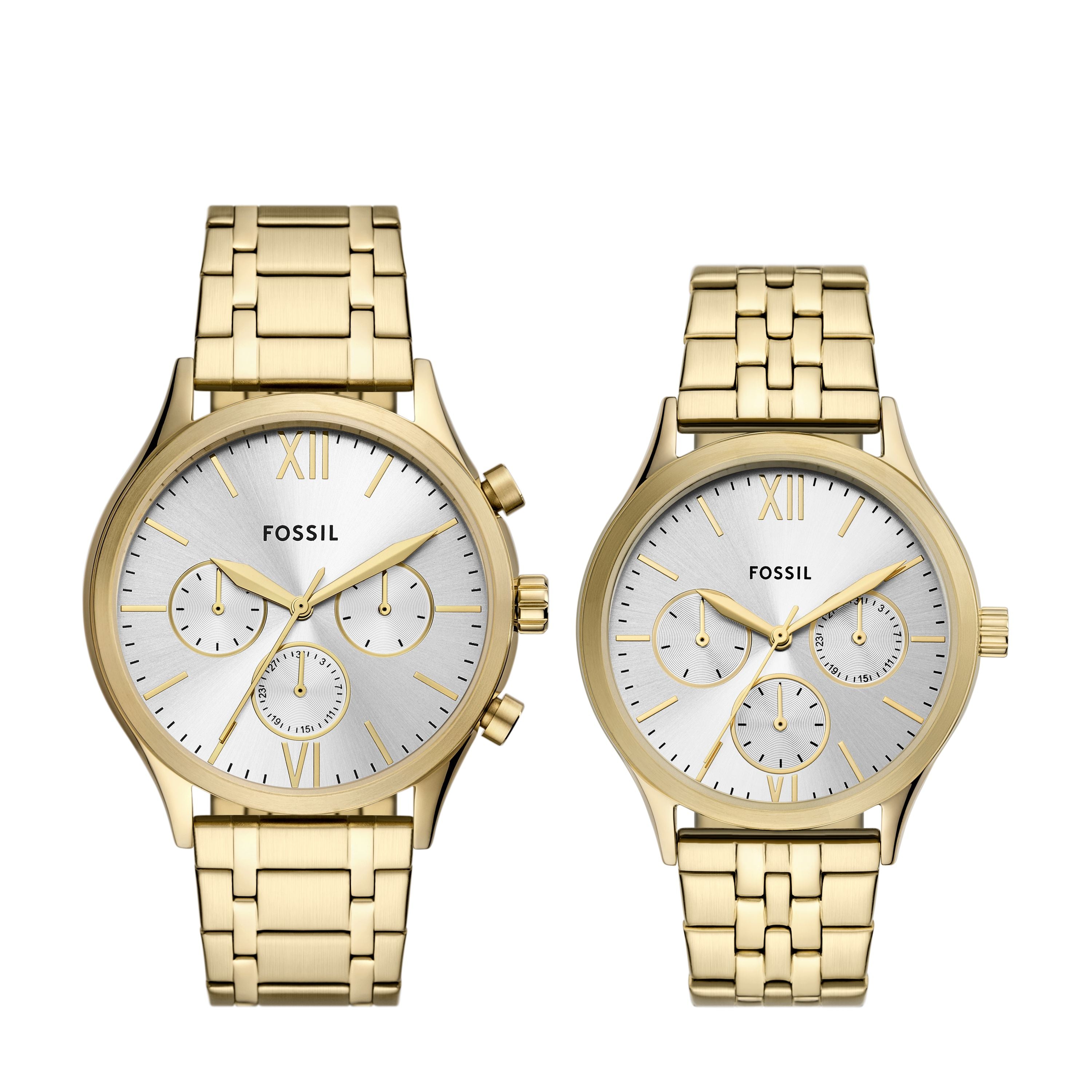 

Часы мужские Fossil, золотой