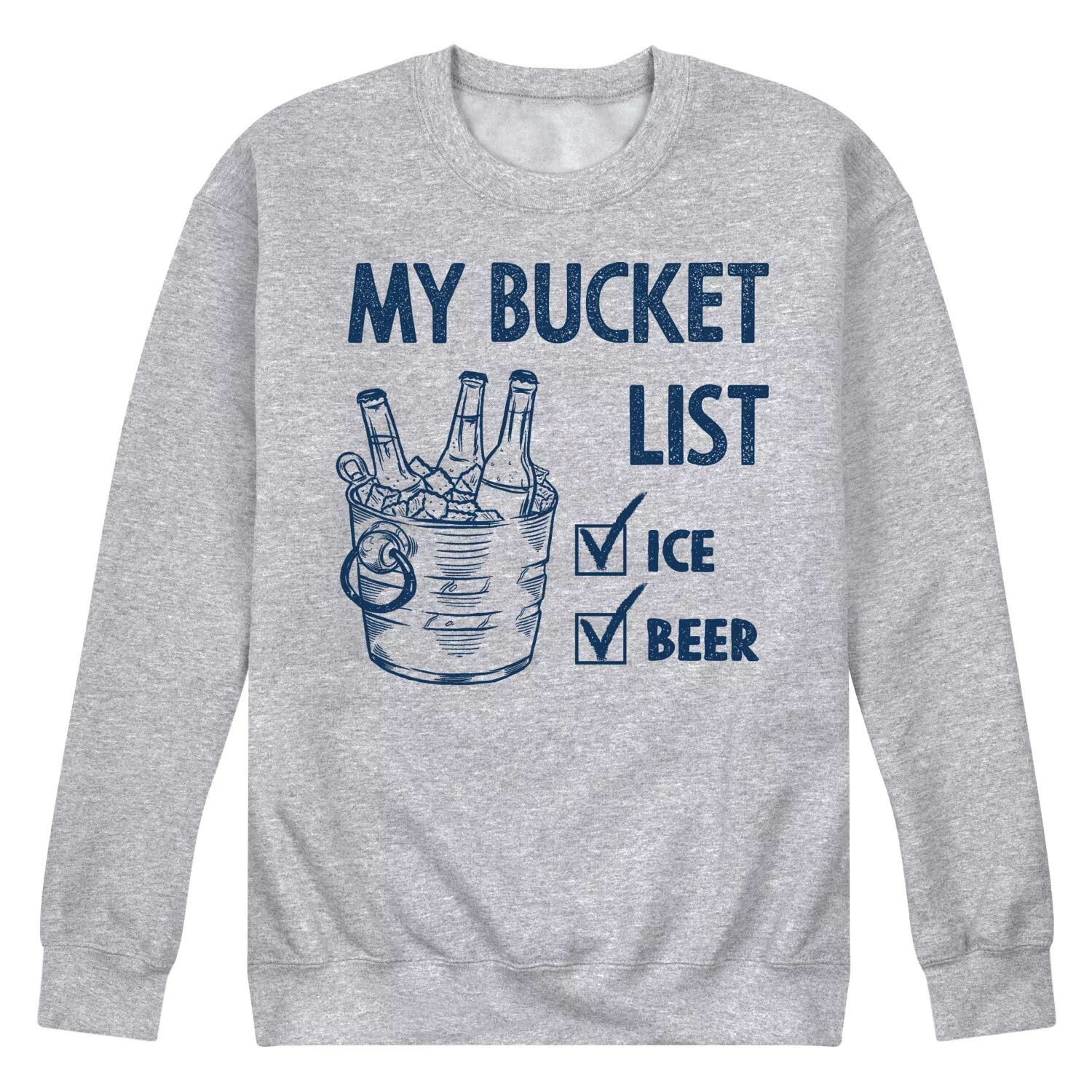 

Мужской свитшот Bucket List Licensed Character