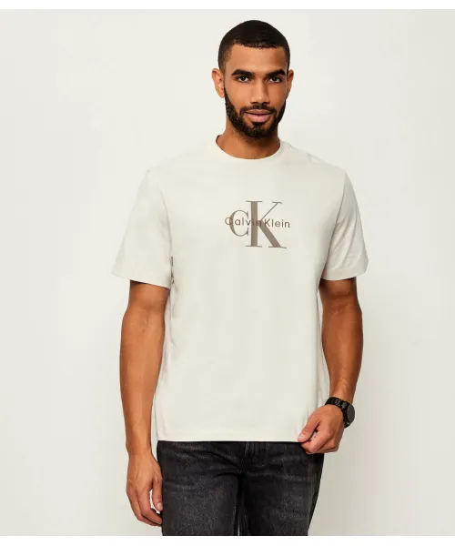 

Футболка Regular fit Calvin Klein Jeans, бежевый