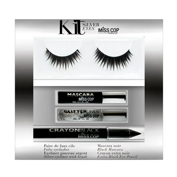 

Набор для макияжа глаз Kit Silver Eyes Miss Cop, 1 UD