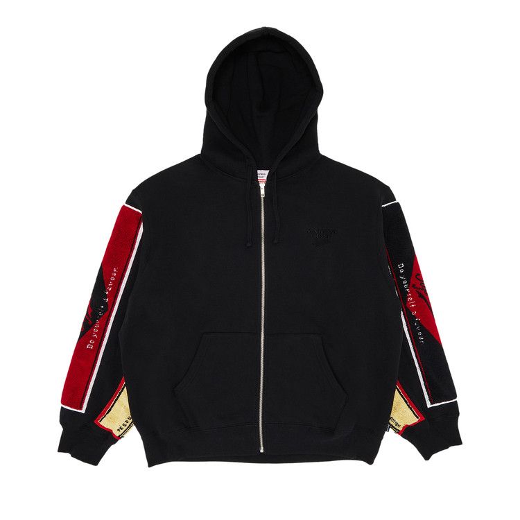 

Толстовка Supreme x Martine Rose Towel Zip Up Hooded Sweatshirt, Black