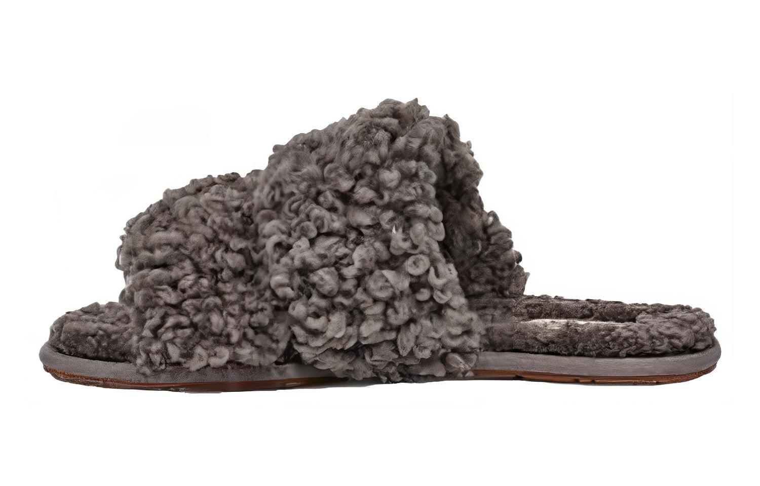 Шлепанцы женские серые Ugg