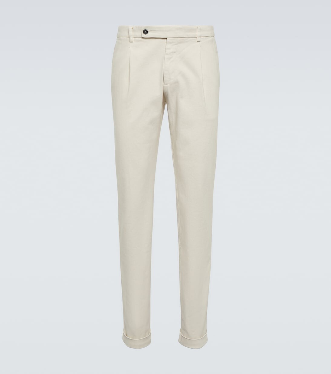 

Хлопковые брюки чинос Thom Sweeney, бежевый