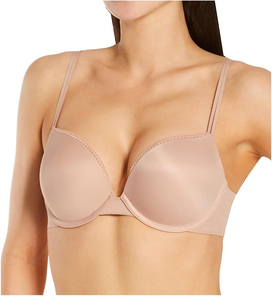 

Женский бюстгальтер Calvin Klein Liquid Touch Push-up с глубоким вырезом, Cedar