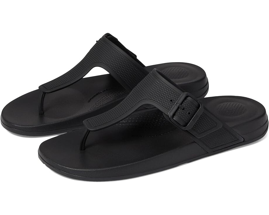 

Сандалии FitFlop Iqushion Adjustable Buckle Flip-Flops, цвет All Black