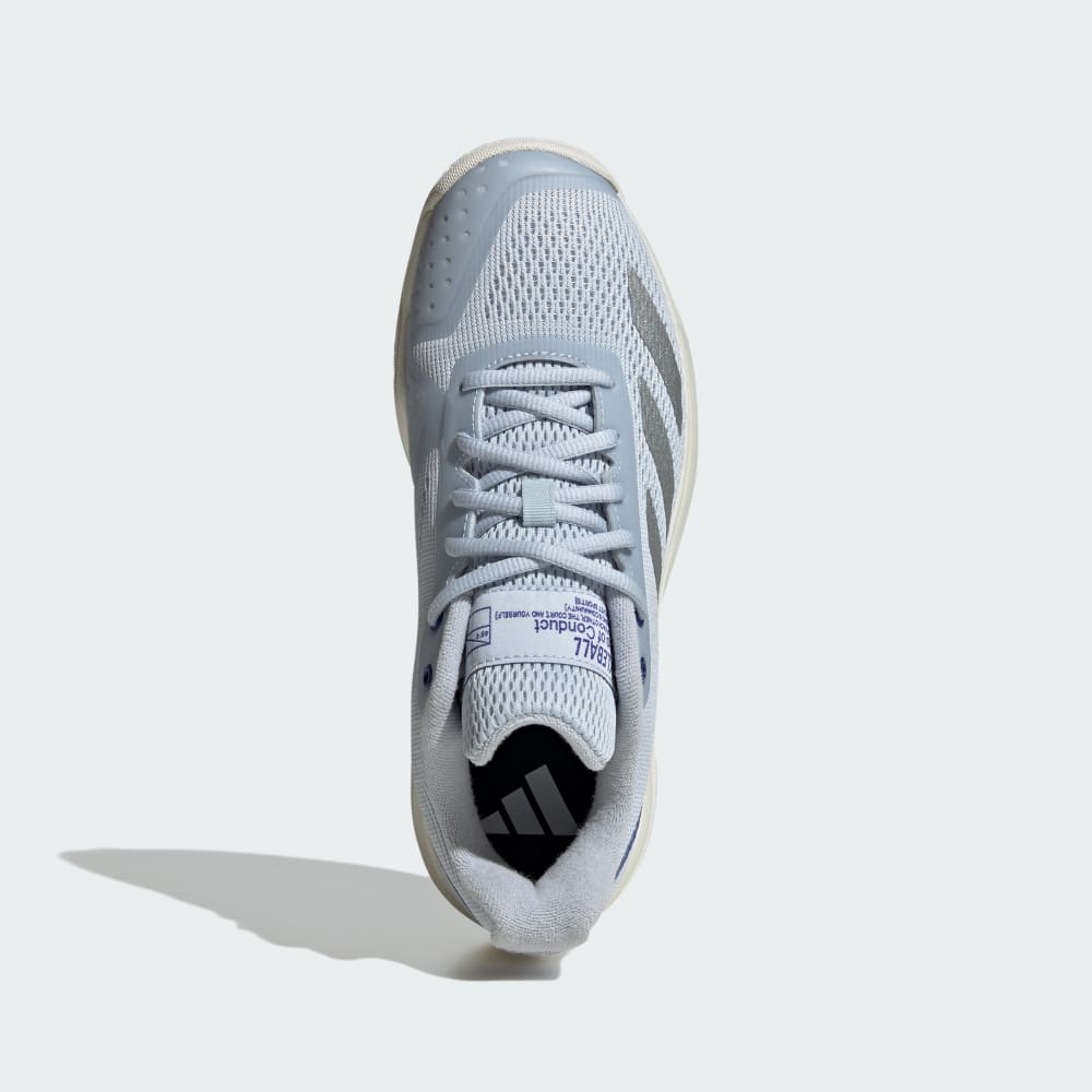 Кроссовки Adidas Pickleball Shoes, цвет Halo Blue/Silver Metallic/Lucid Blue — фото 2