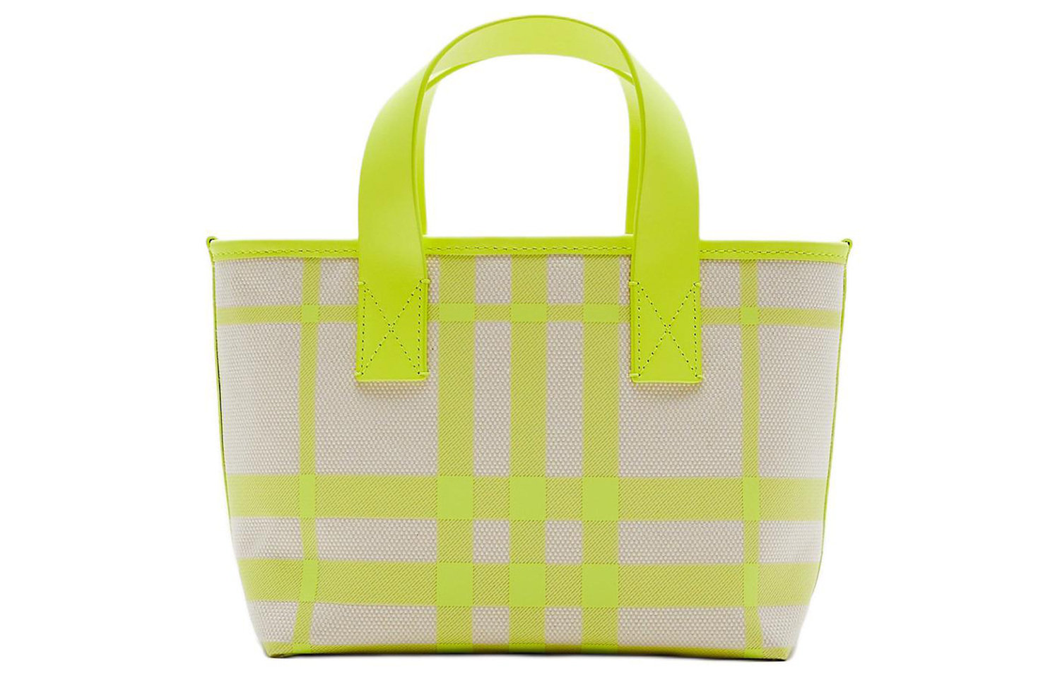 

Хлопковая сумка-шоппер с кожаными деталями женская Lemon Burberry