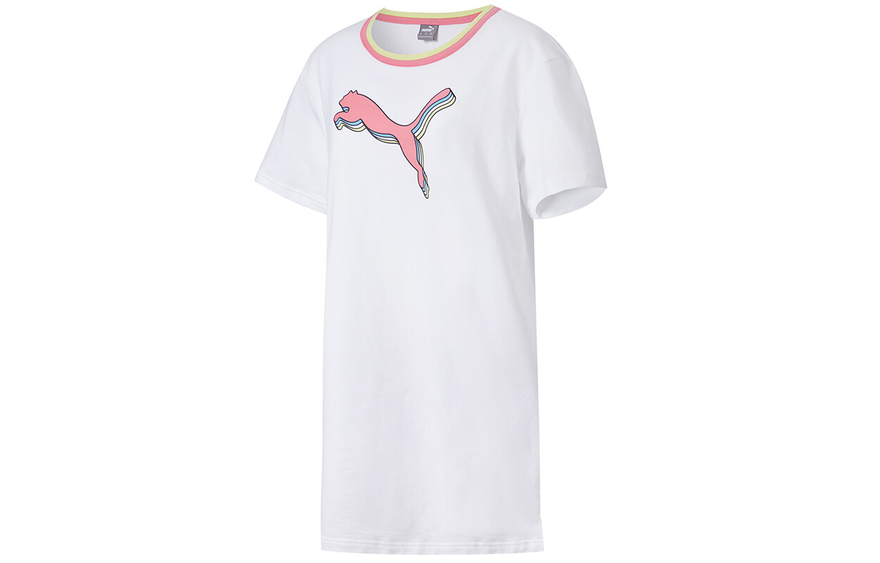 

Платье с короткими рукавами женское белое Puma